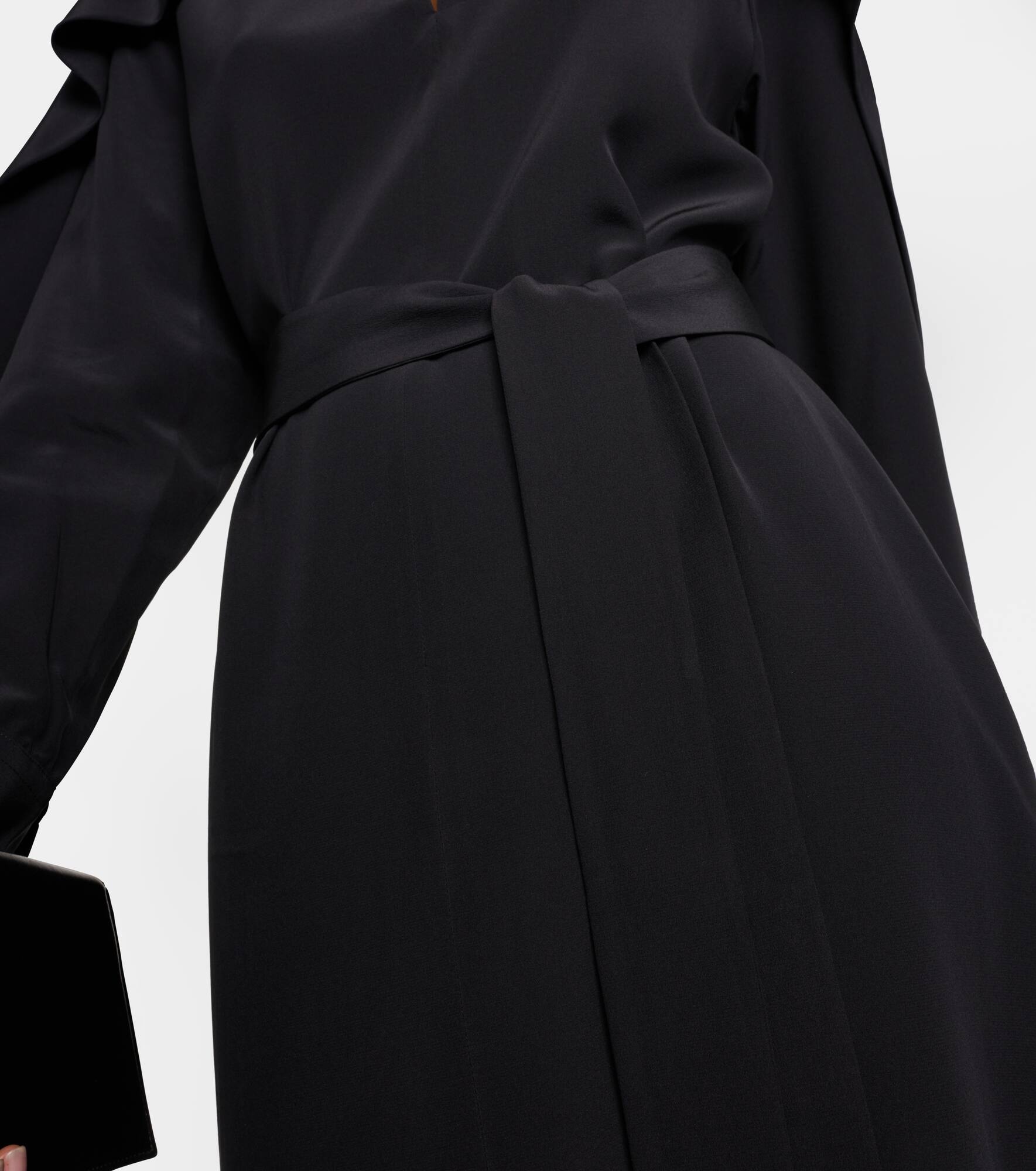 Danville silk crêpe de chine midi dress - 6