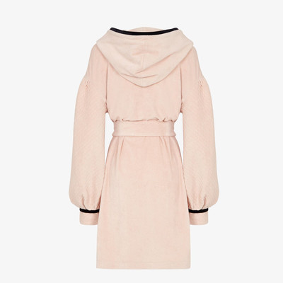 FENDI Pink terry bathrobe outlook