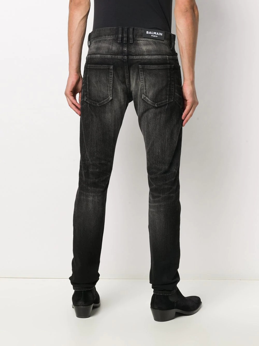 distressed skinny jeans - 4