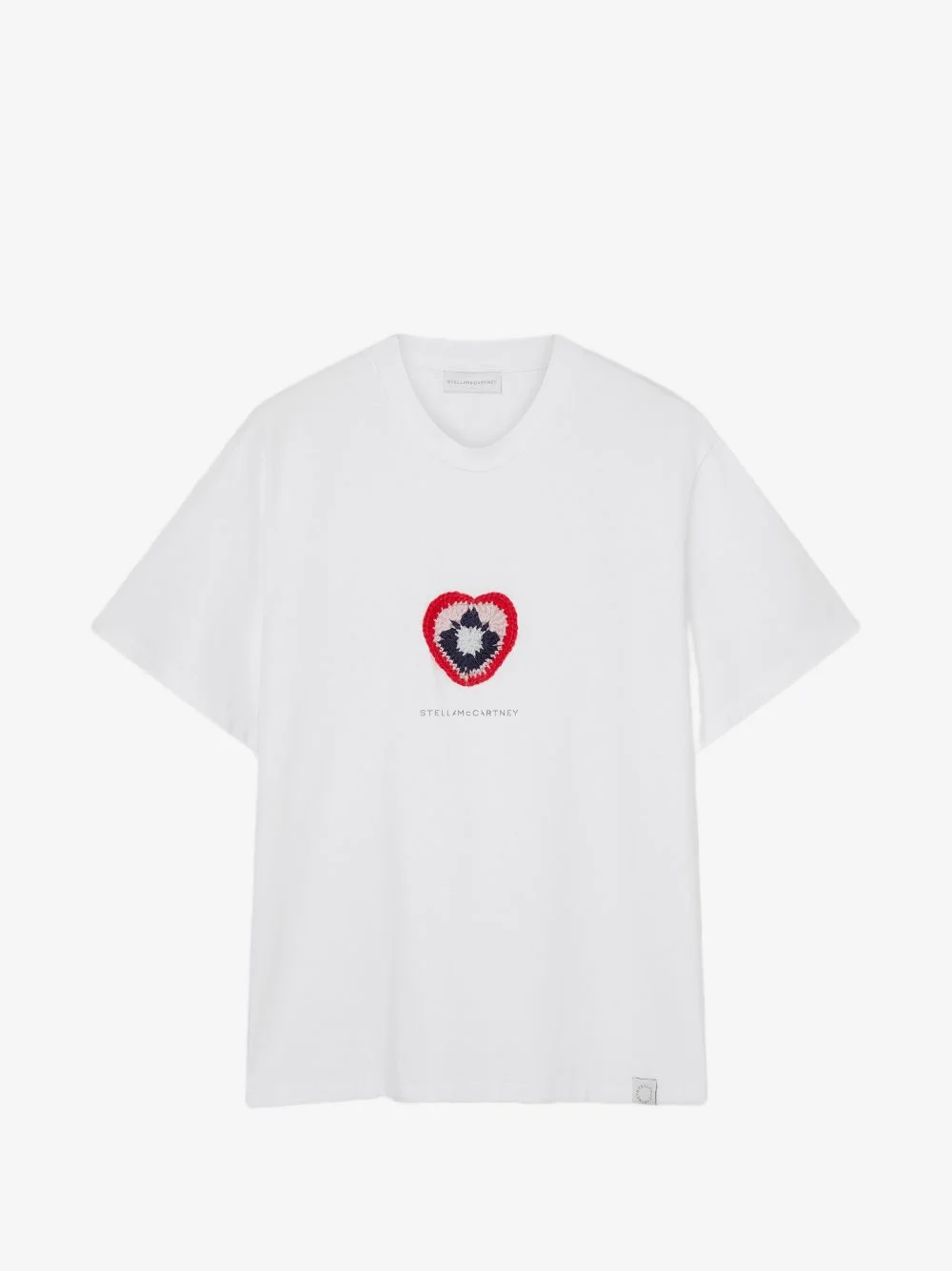 crochet-heart T-shirt - 1