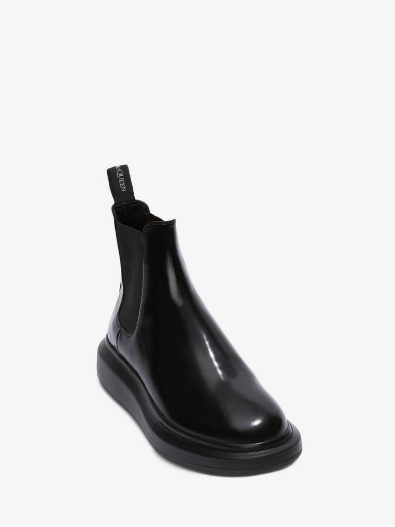 Alexander McQueen Women's Hybrid Chelsea Boot in Black outlook