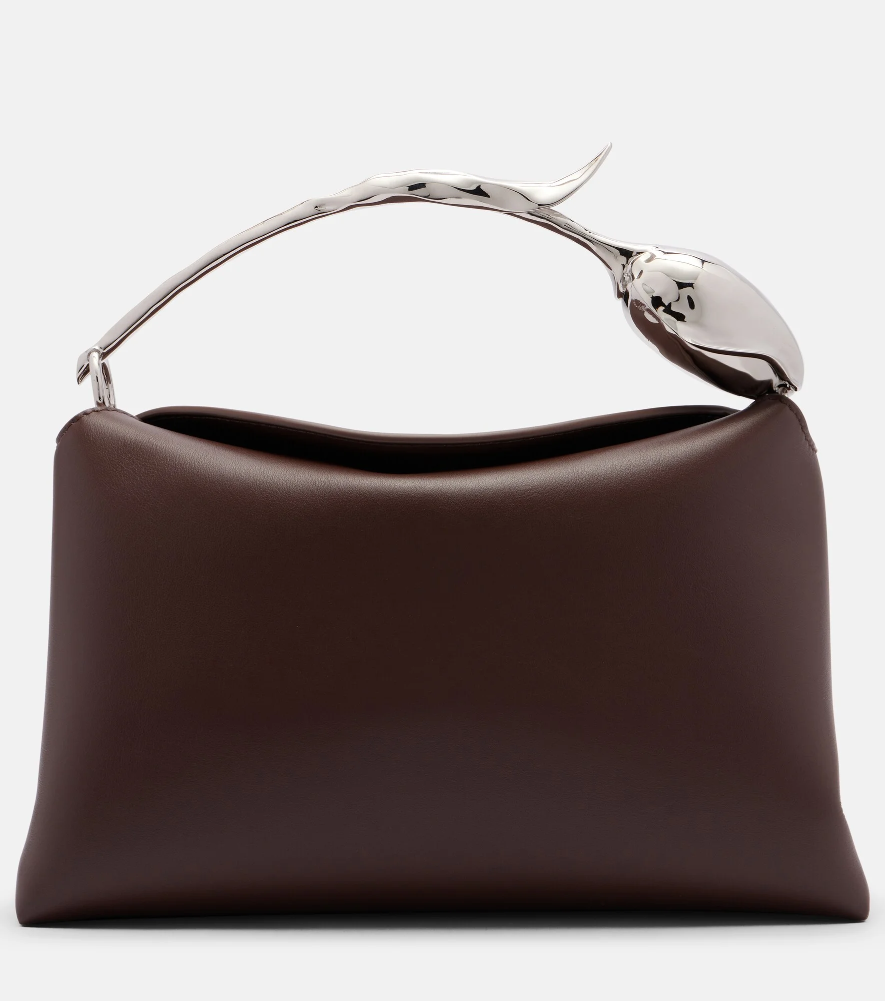 Bloom Midi leather top-handle bag - 1