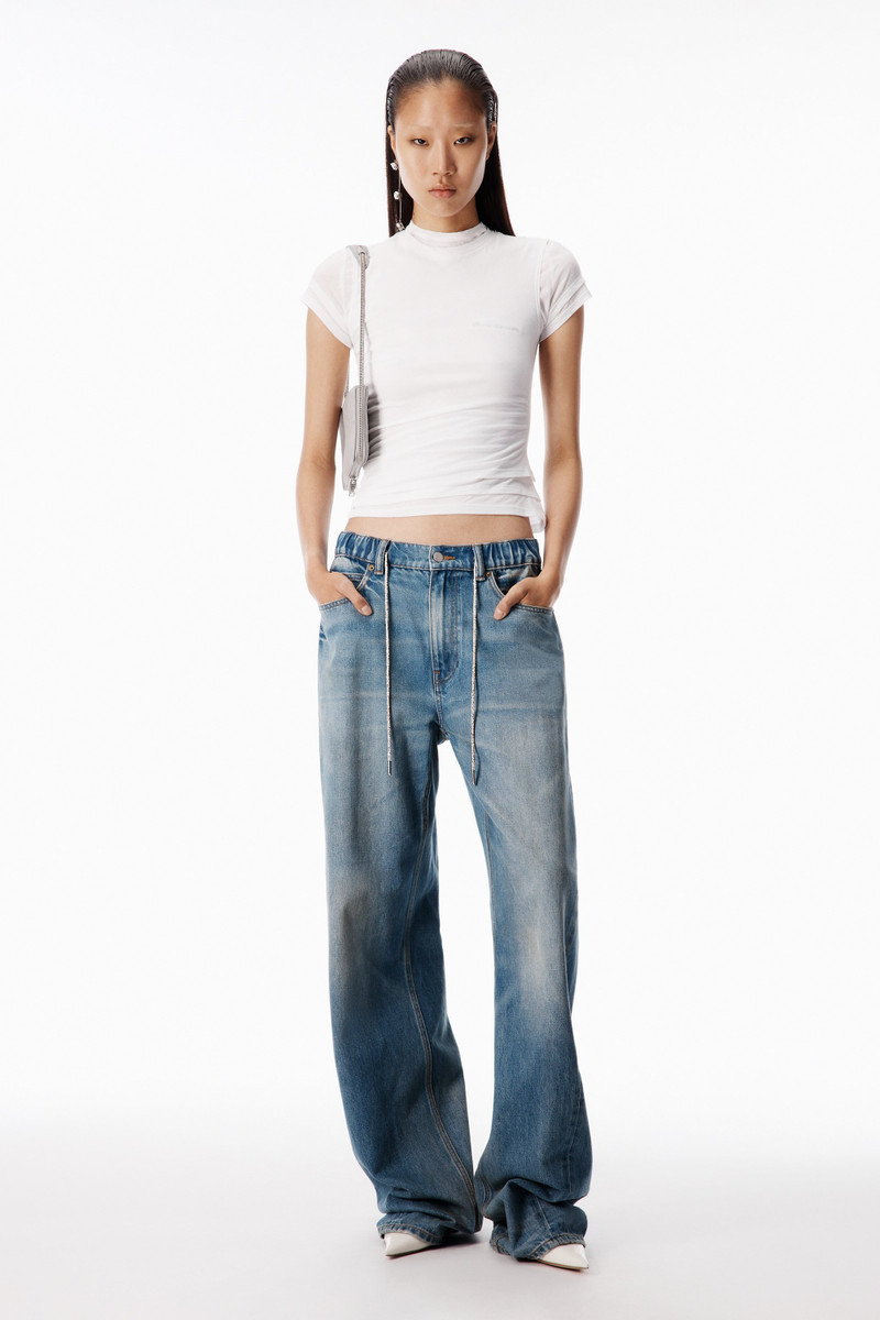 Alexander Wang Crystal Drawcord Balloon Jogger outlook