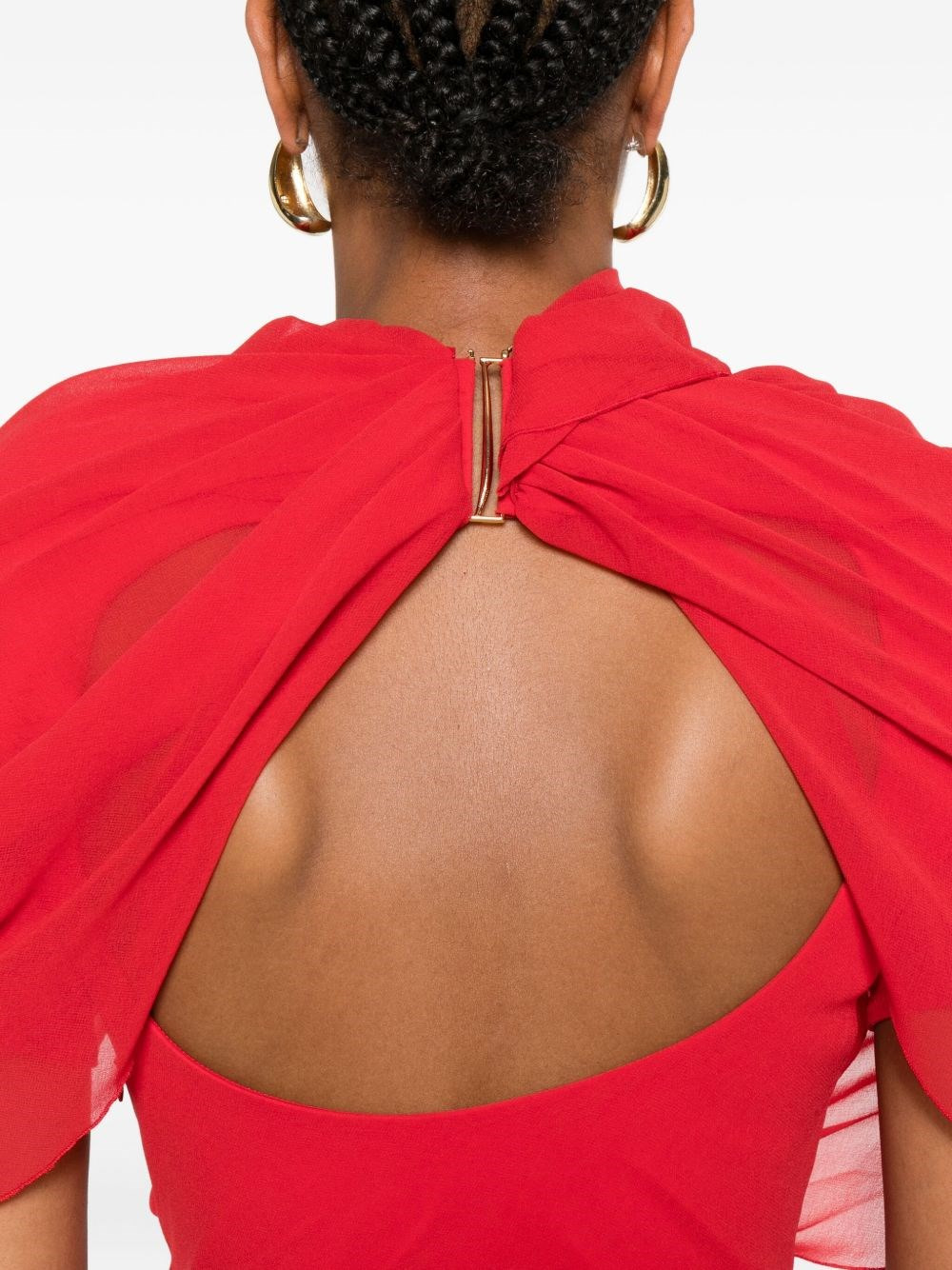 Draped mini dress - 4