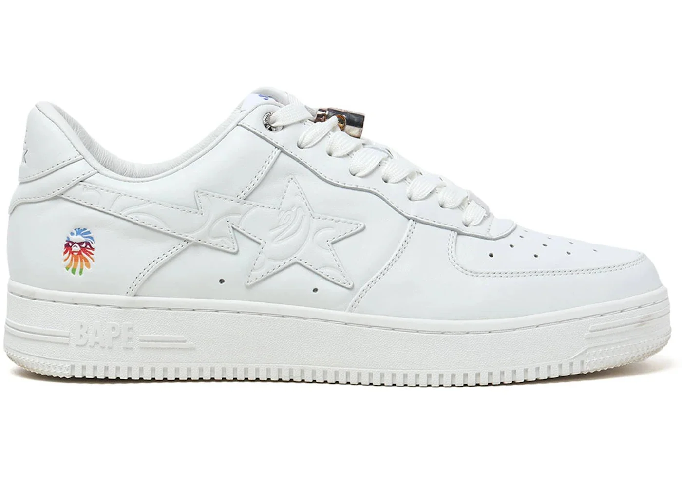 A Bathing Ape Bape Sta Bape Black Rainbow Cream - 1