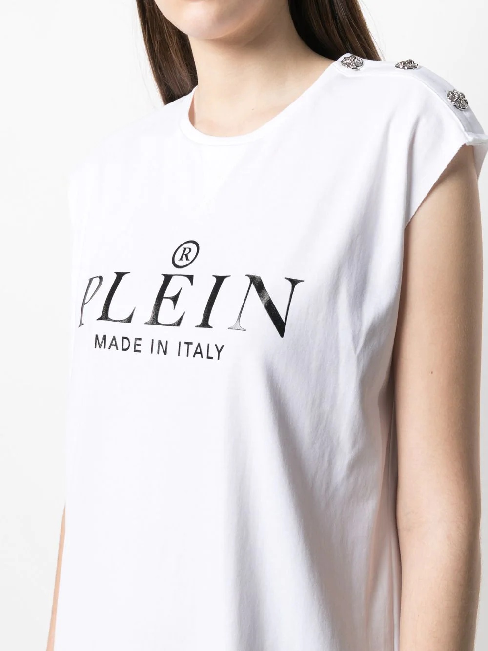 logo print T-shirt dress - 5