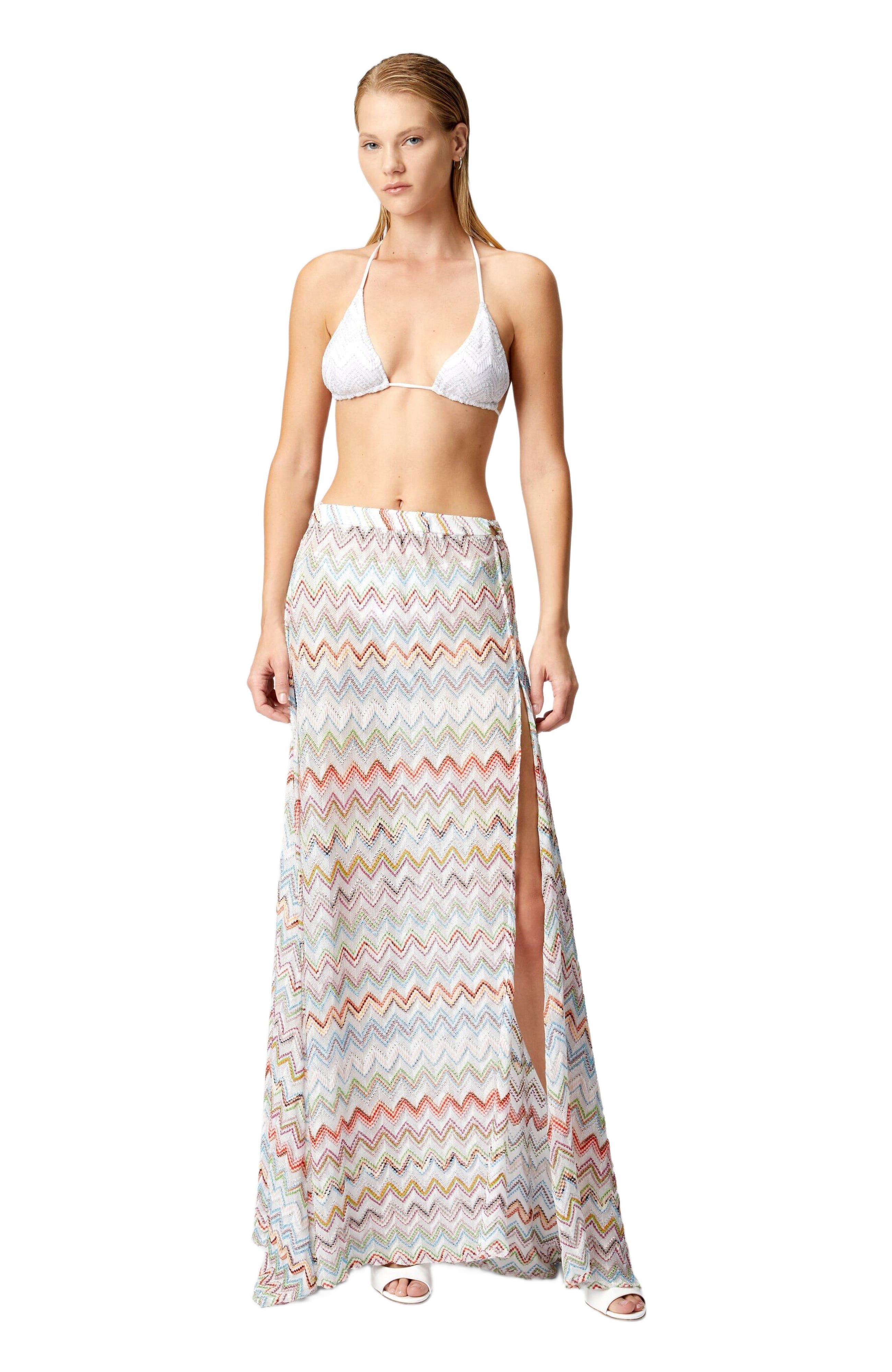 Missoni Long Cover-up Skirt With 3d Zig Zag Lamé And Slit in Multicoloured at Nordstrom - 2