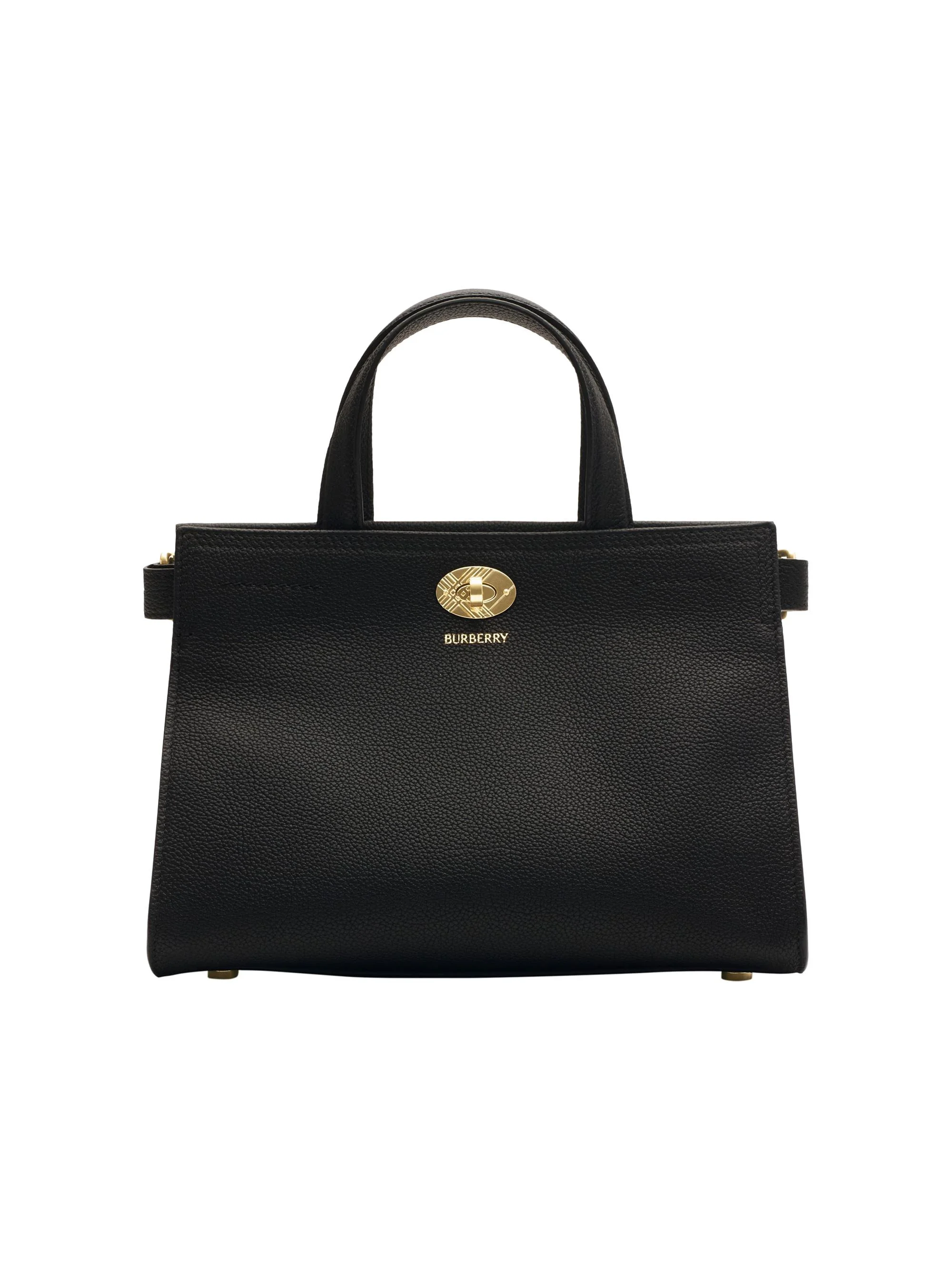 Women's Cotswolds Leather Top Handle Bag - Black - 1