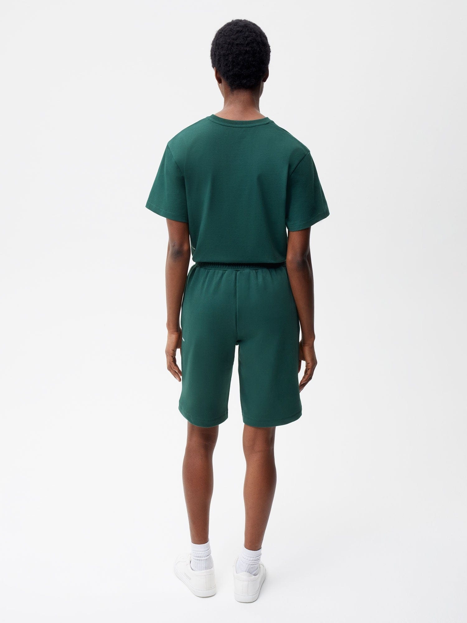Womens 365 Midweight Long Shorts - Foliage-Green - 3