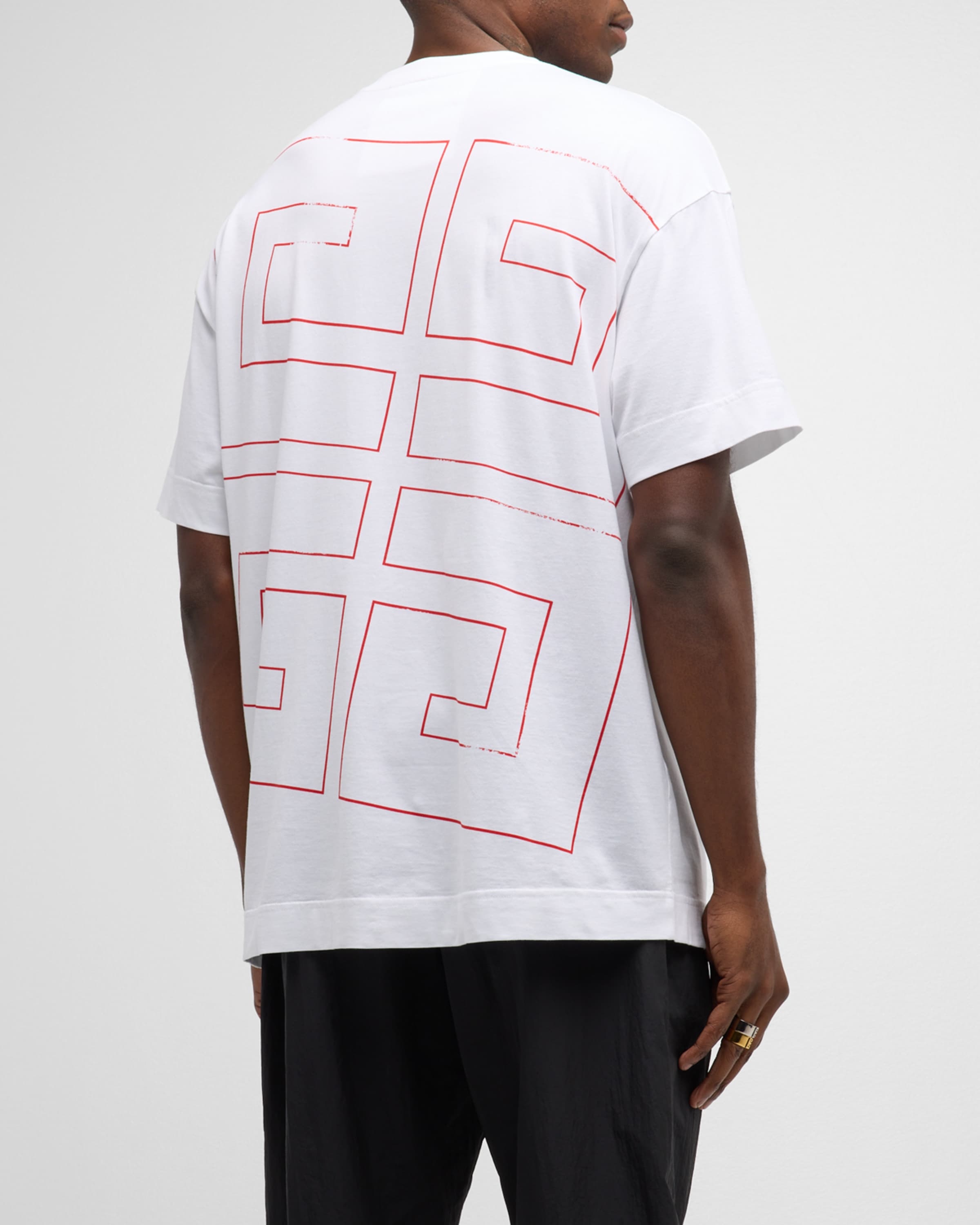 Men's 4G Stencil-Print T-Shirt - 3