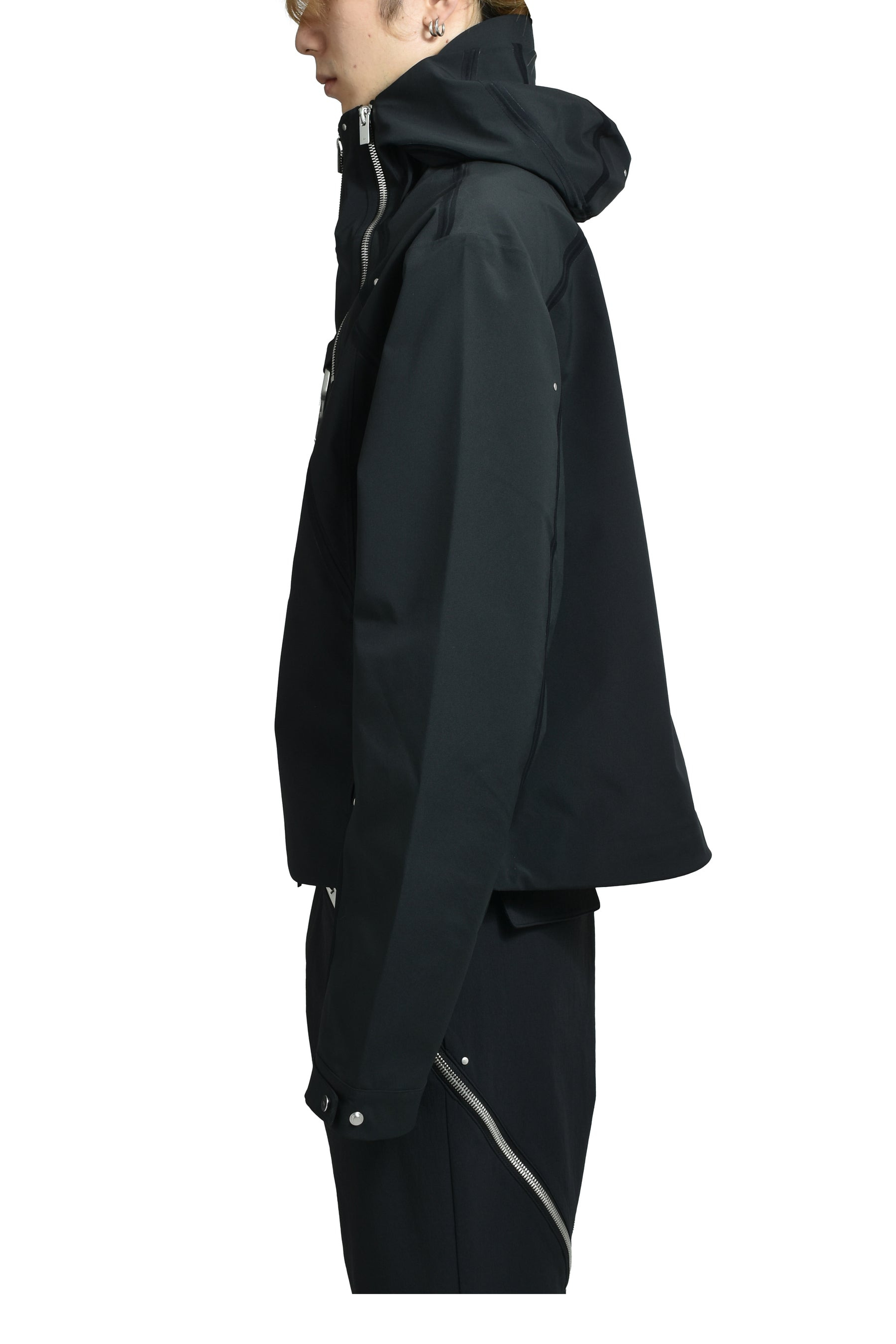 MOIRE TECHNICAL JACKET / BLK - 3