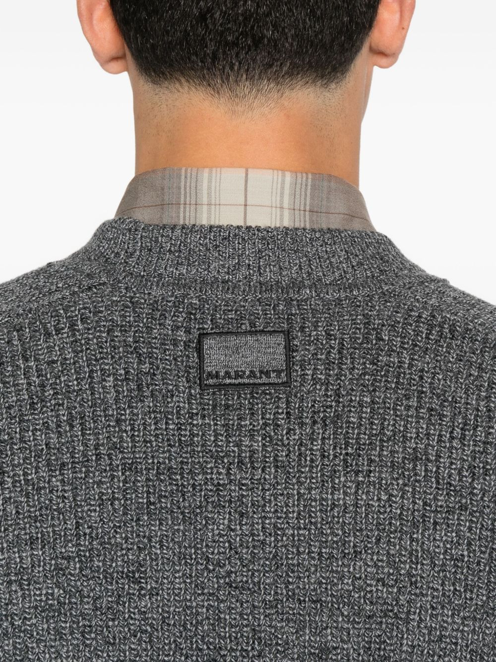 ribbed crew-neck sweater - 5