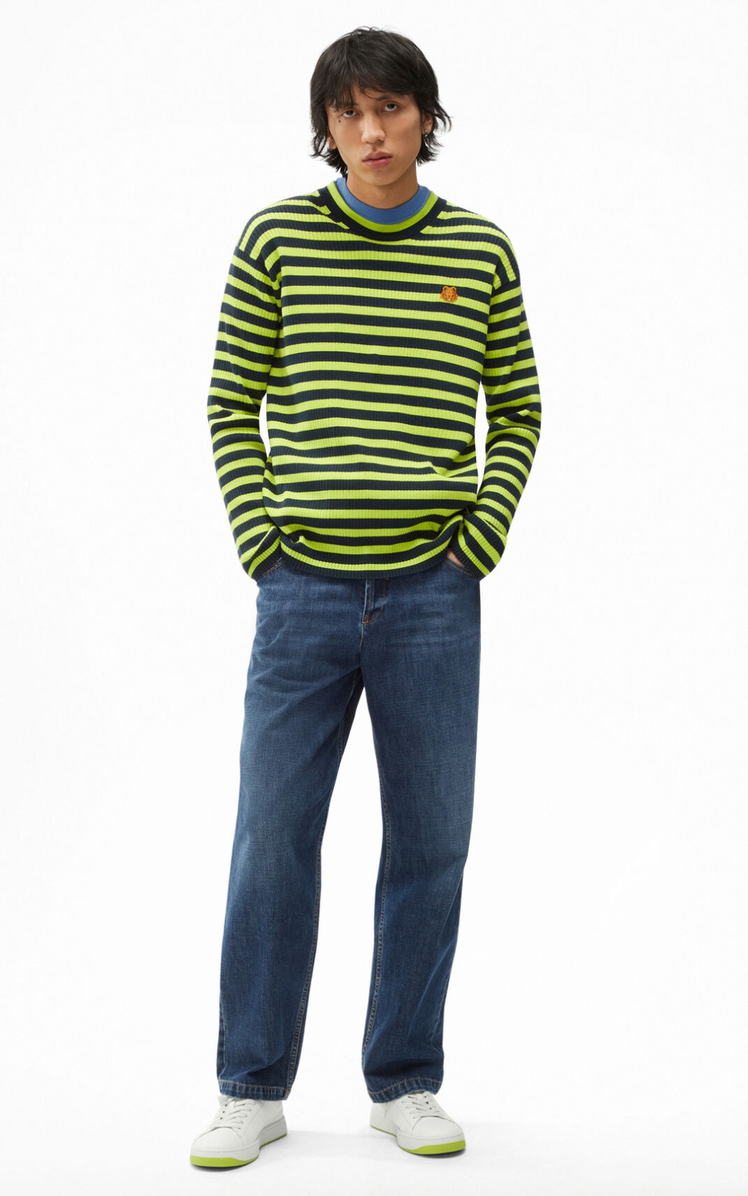 Striped Tiger Crest jumper - 3