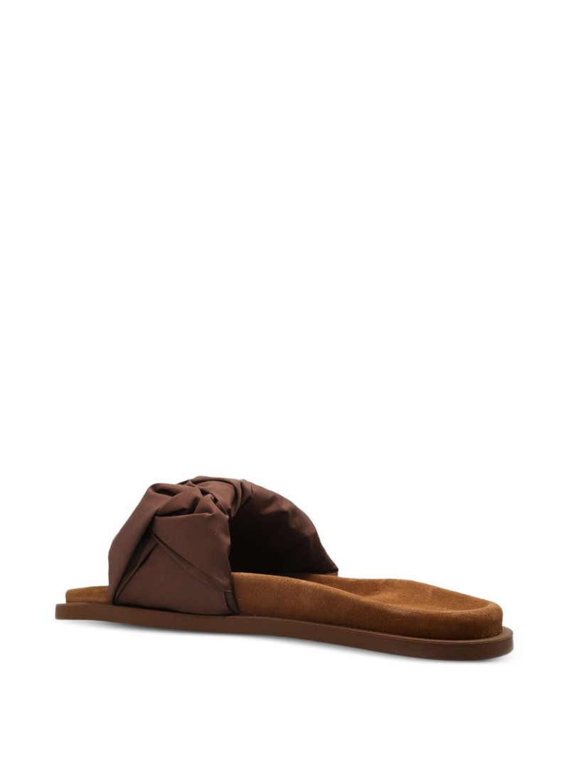ruched flat sandals 3