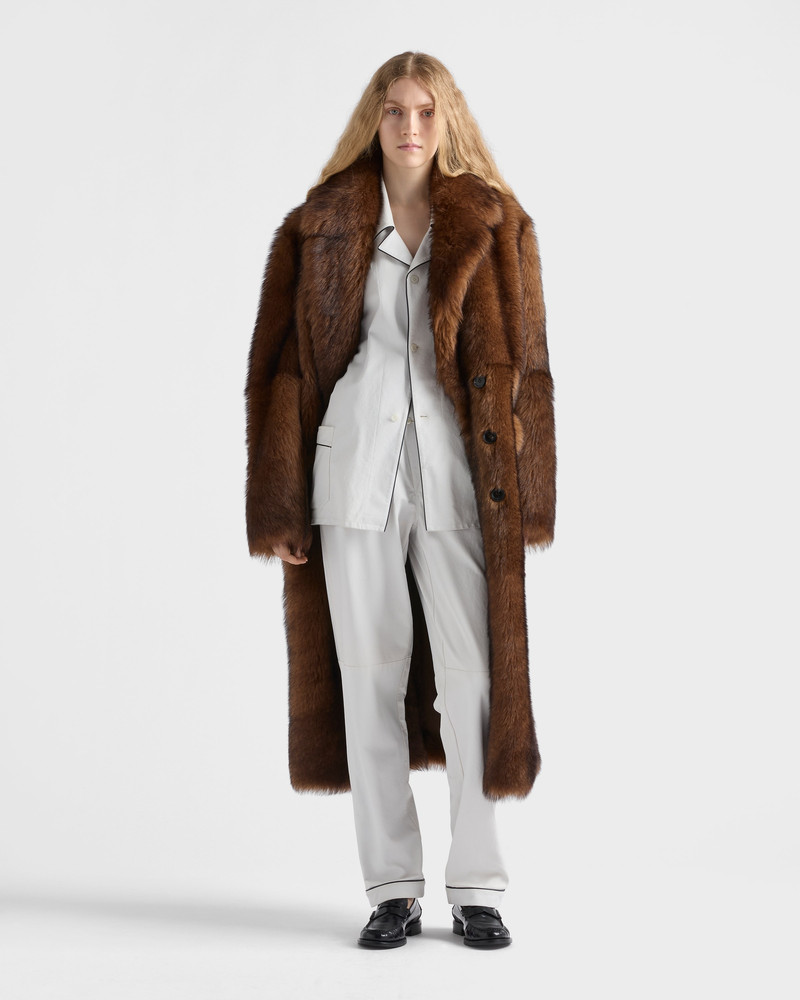 Prada Nappa leather shirt outlook