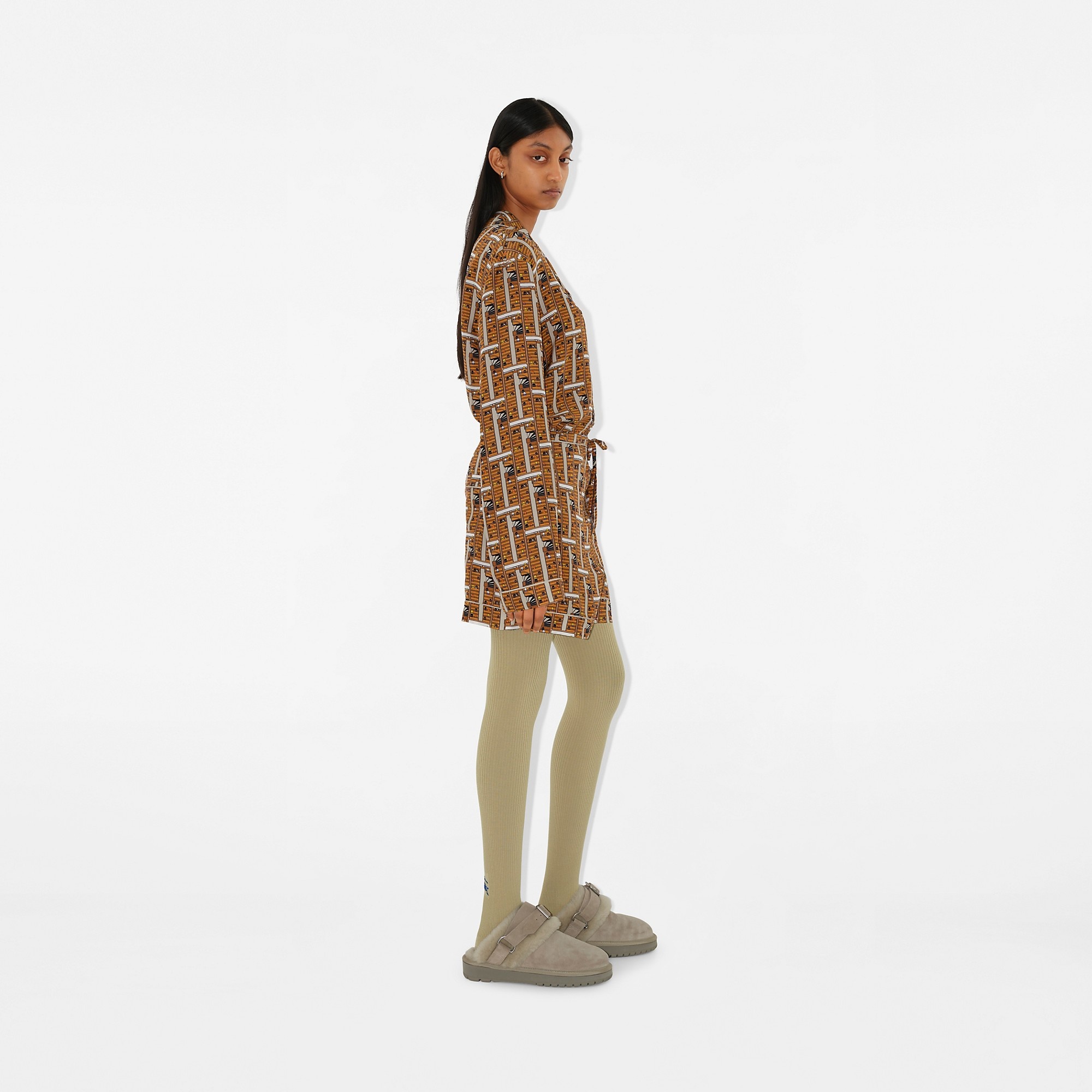 Suede and Shearling Chubby Mules - 2