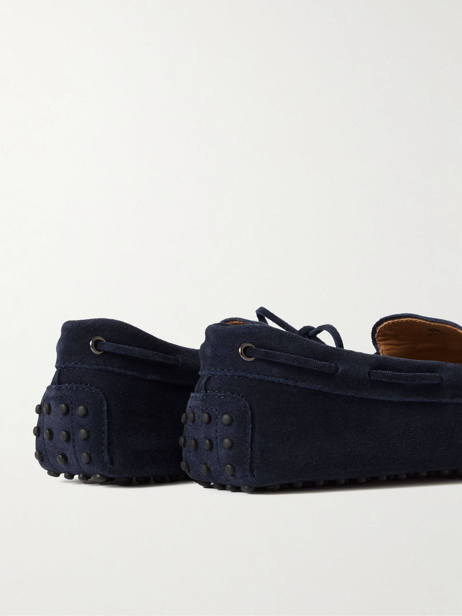Gommino Suede Driving Shoes Navy - 4