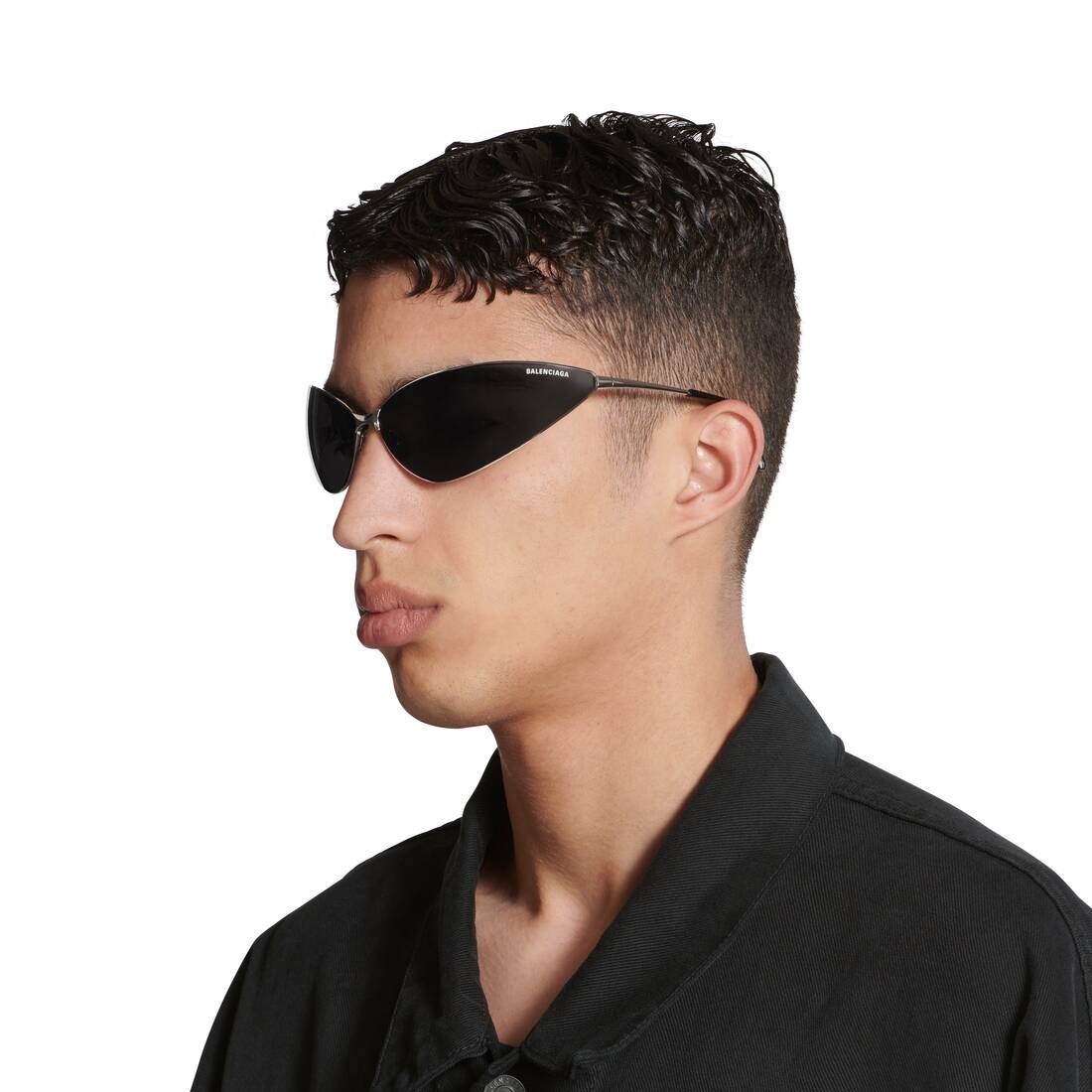 Razor Cat Sunglasses  in Silver - 6