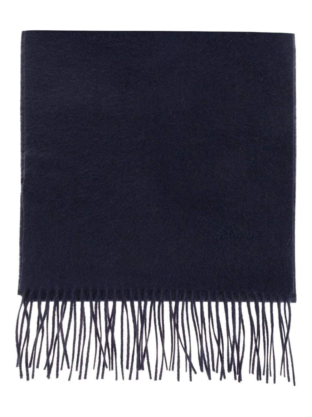 embroidered-fringe scarf - 1