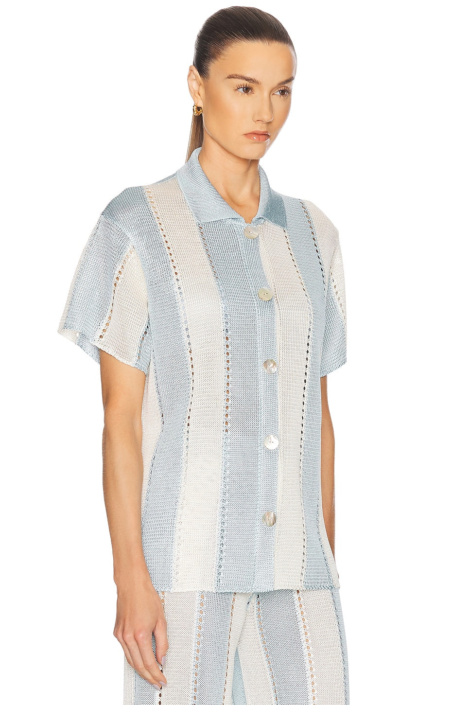 Cabana Stripe Short Sleeve Shirt - 3