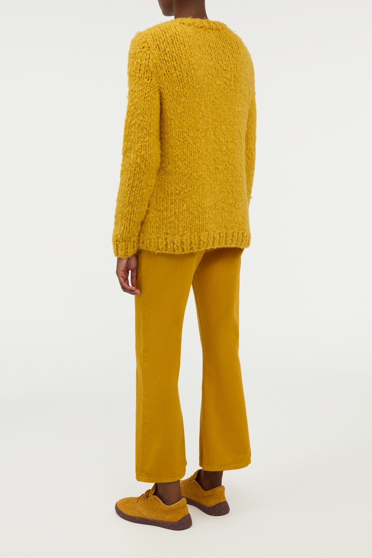 Lawrence Knit Sweater in Golden Birch Welfat Cashmere - 4