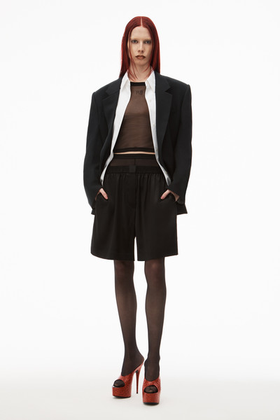 Alexander Wang LAYERED BOXER SHORTS IN SILK CHARMEUSE outlook