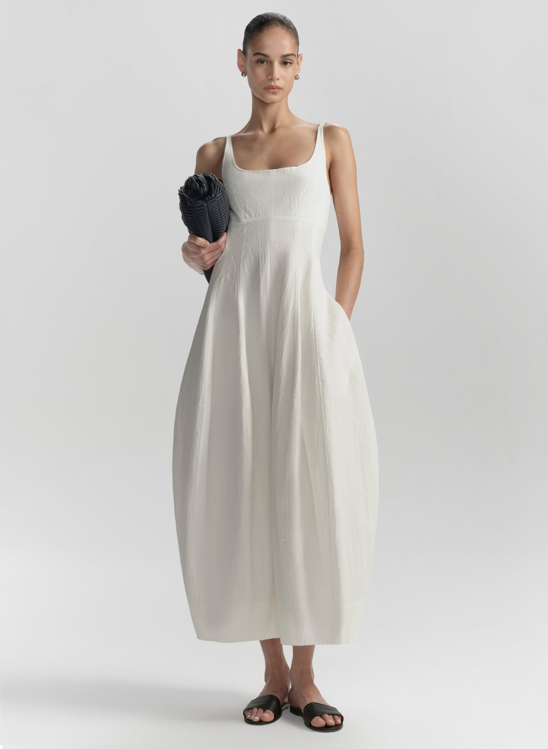 A.L.C. Nina Cotton Nylon Midi Dress outlook