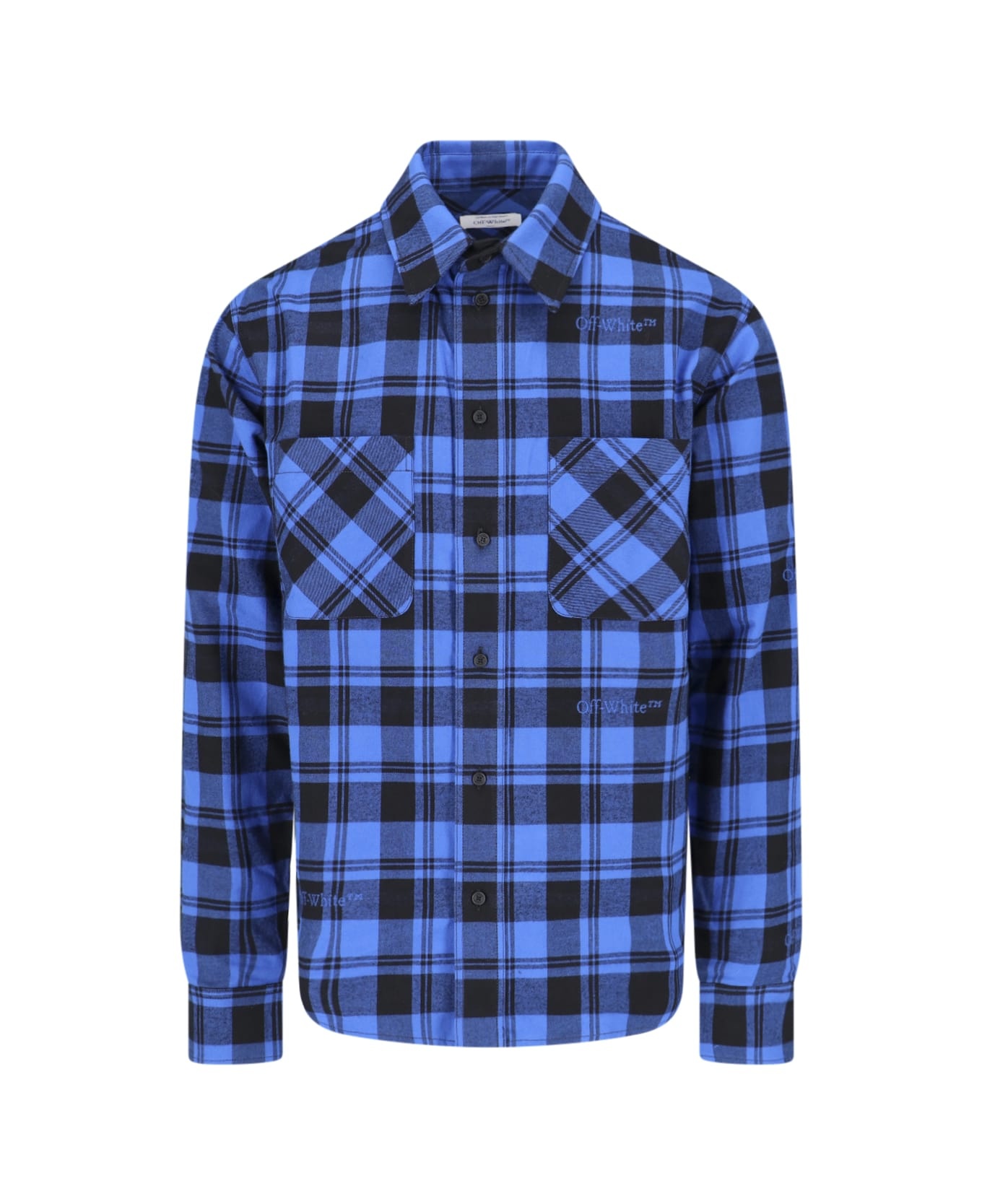Checked Flannel Shirt - 1