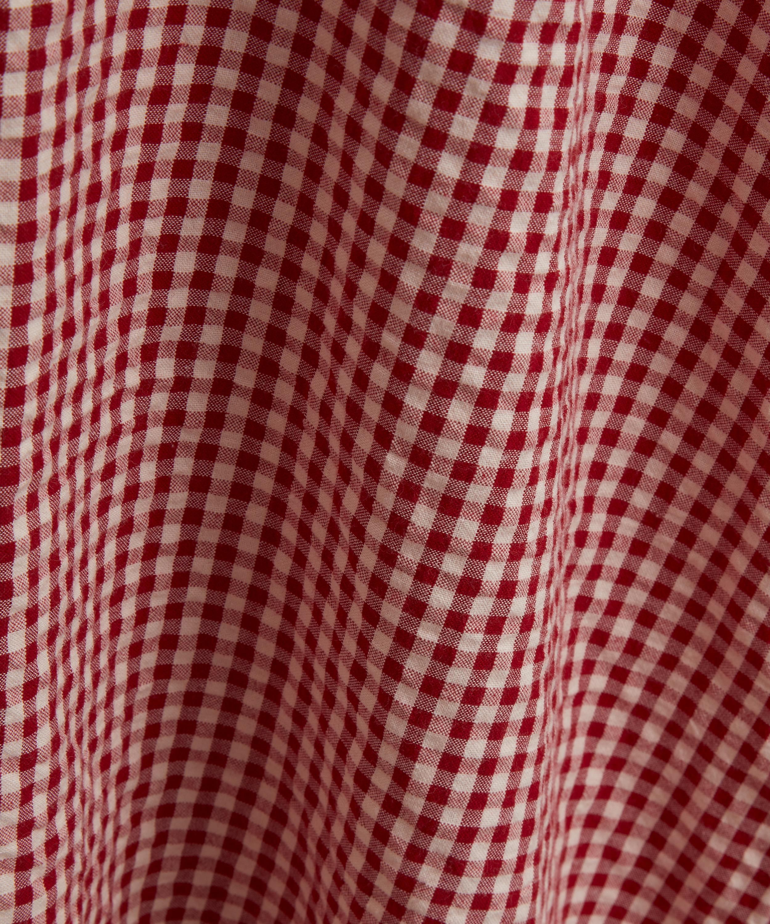 Lori Red Gingham Dress - 5