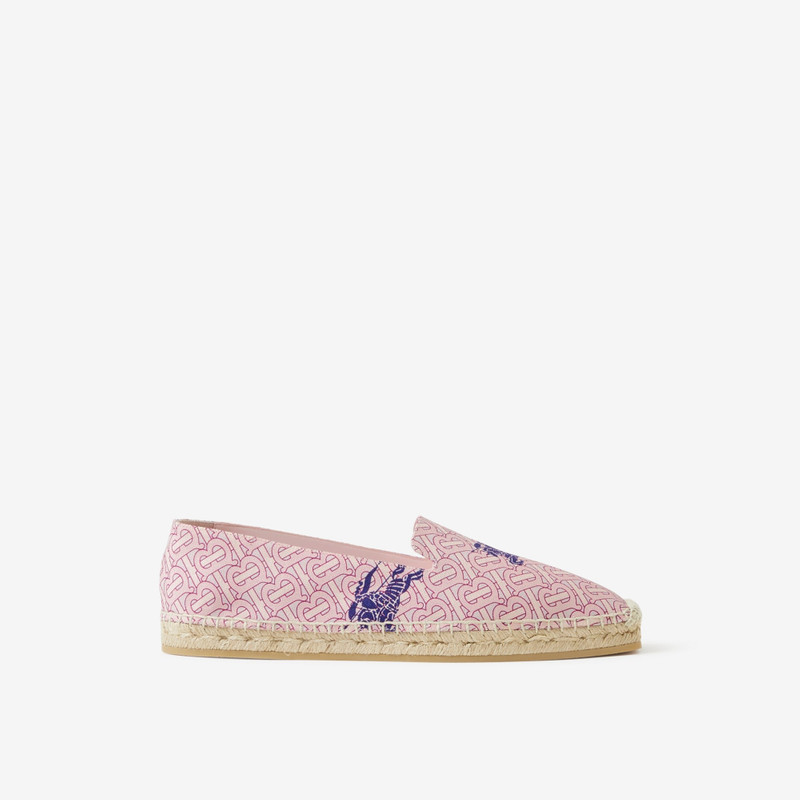 EKD Monogram Cotton Espadrilles - 1
