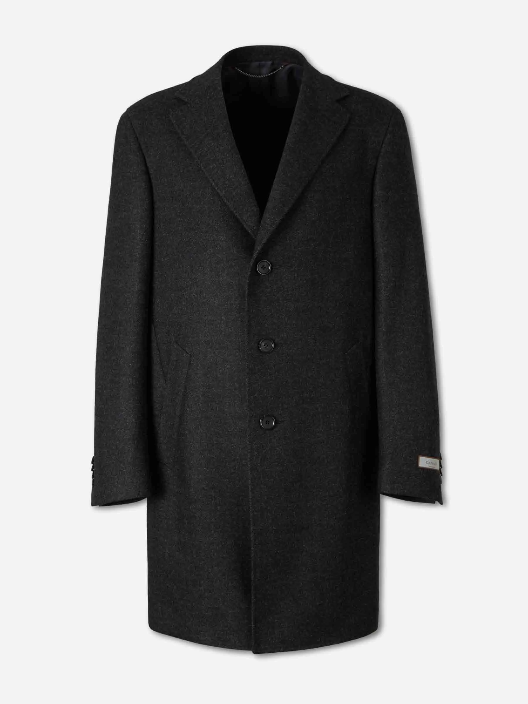 LONG WOOL COAT - 1