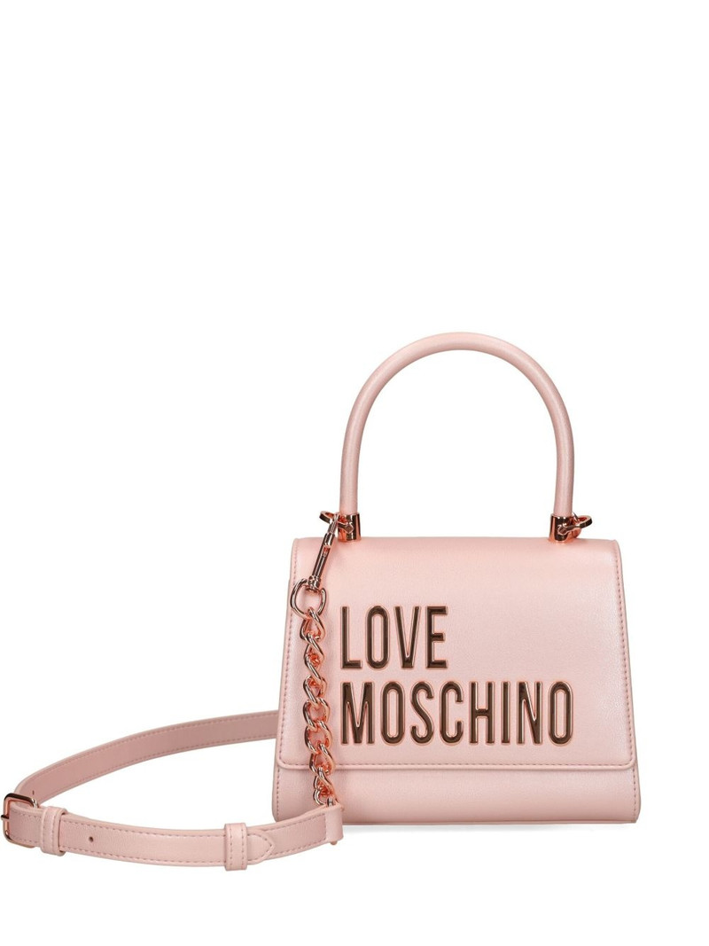 logo-lettering tote bag 1