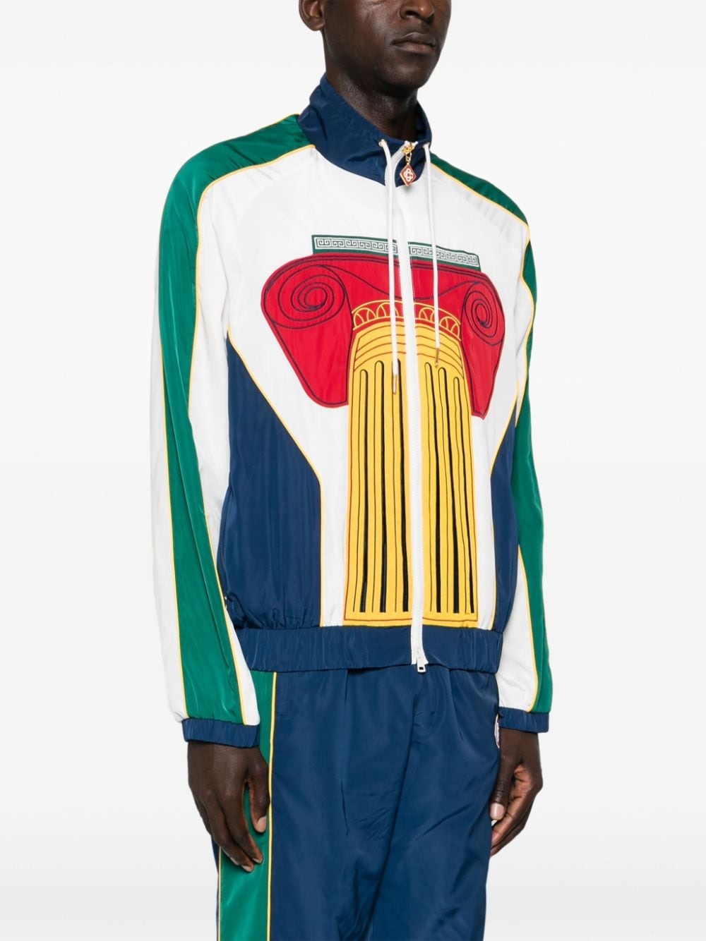 embroidered windbreaker - 3