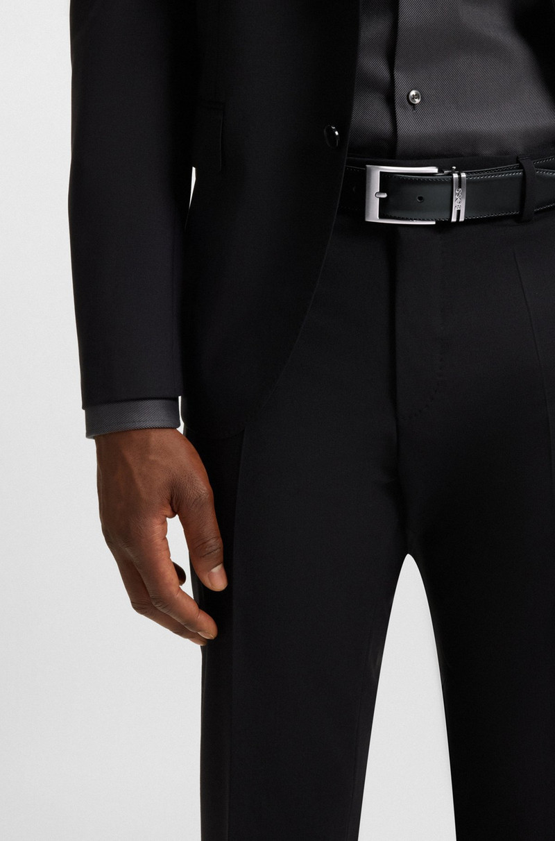 BOSS ITALIAN-LEATHER REVERSIBLE BELT WITH BRANDED KEEPER outlook