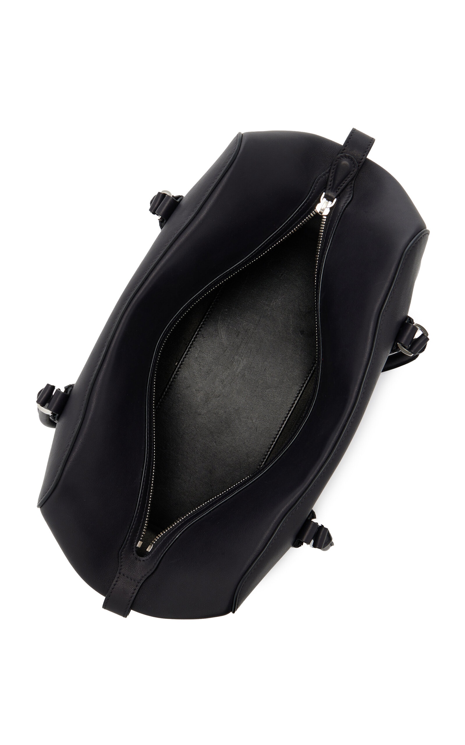 The Row E/W Leather Bowling Bag black | modaoperandi