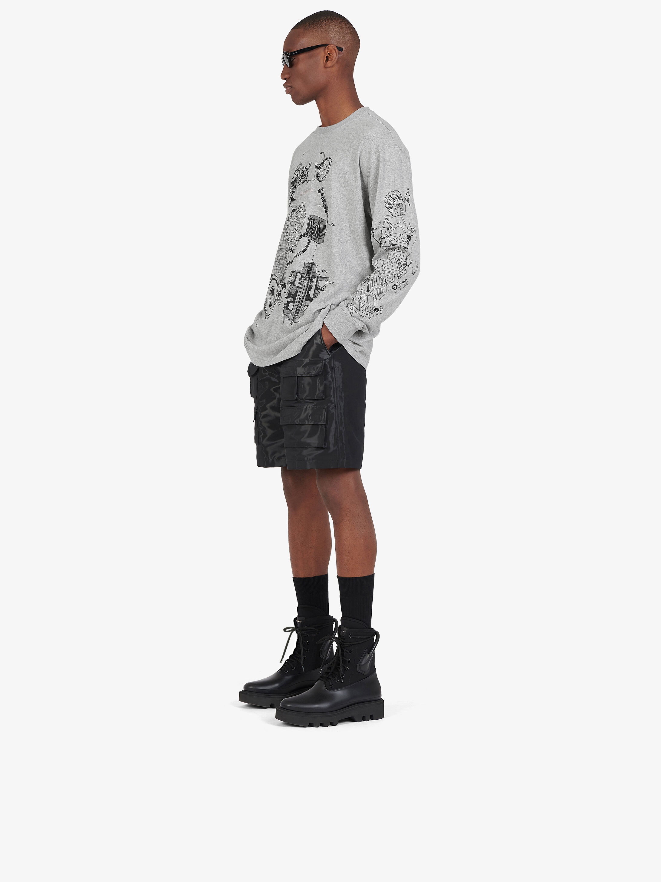 GIVENCHY Schematics oversized T-shirt - 2