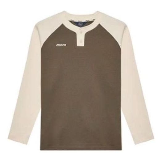 Mizuno Heritage Long Sleeve Shirt 'Beige' D2CA34H1 - 1