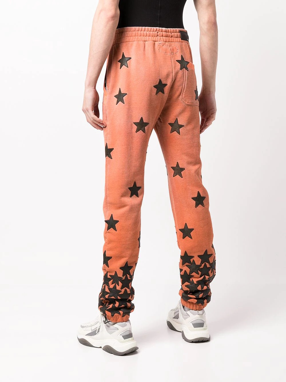 star appliqué track trousers - 4