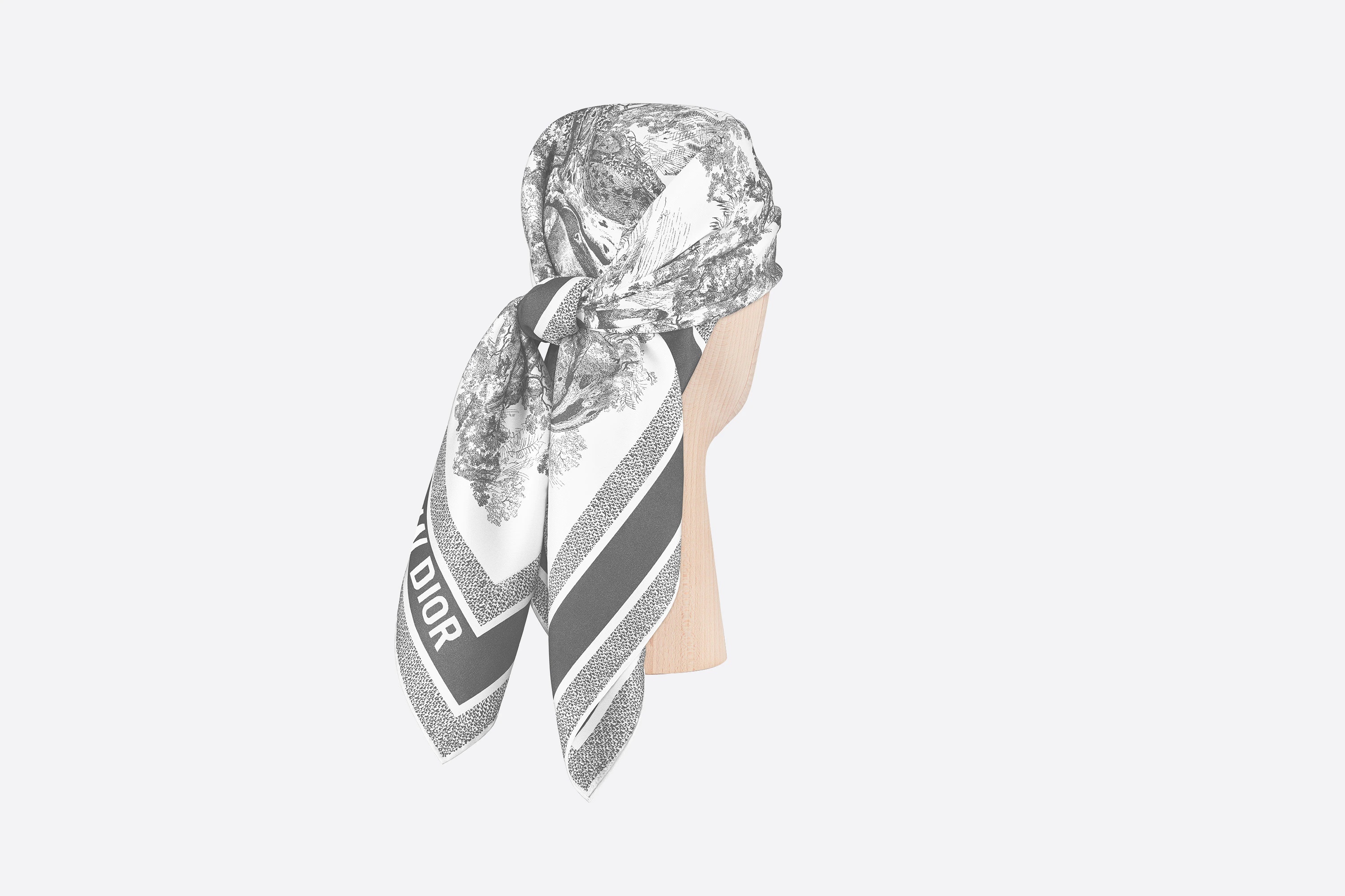 Toile de Jouy Sauvage Square Scarf - 3