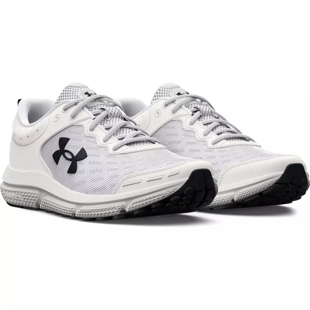 UA Charged Assert 10 "White/Black" Men's Running Shoe - 3