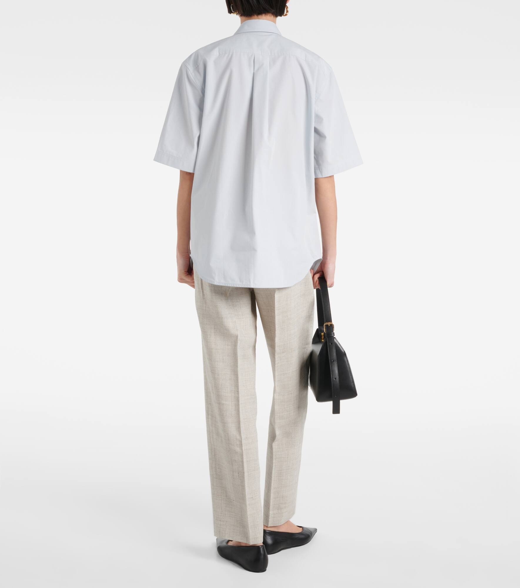 Cotton poplin shirt - 3