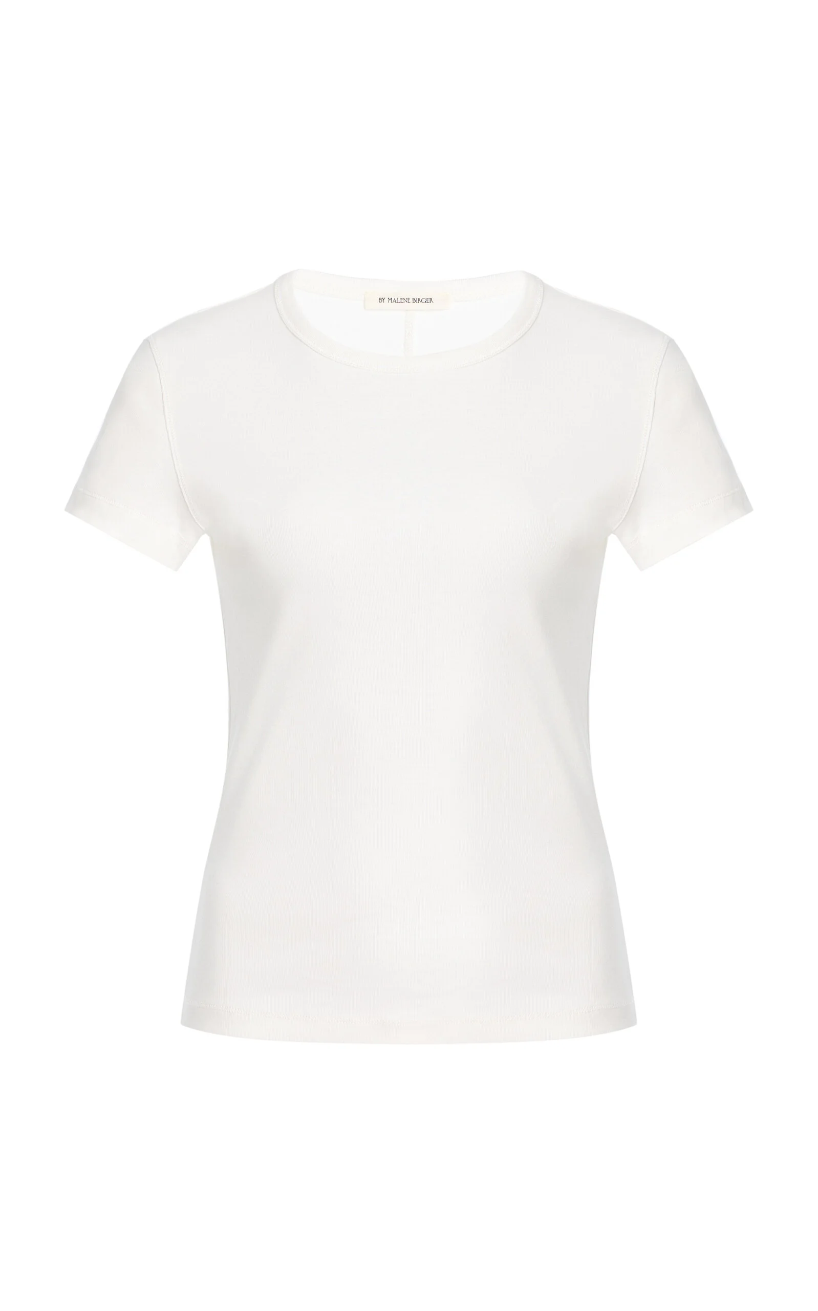 Alicia Short-Sleeved Cotton Top white - 1