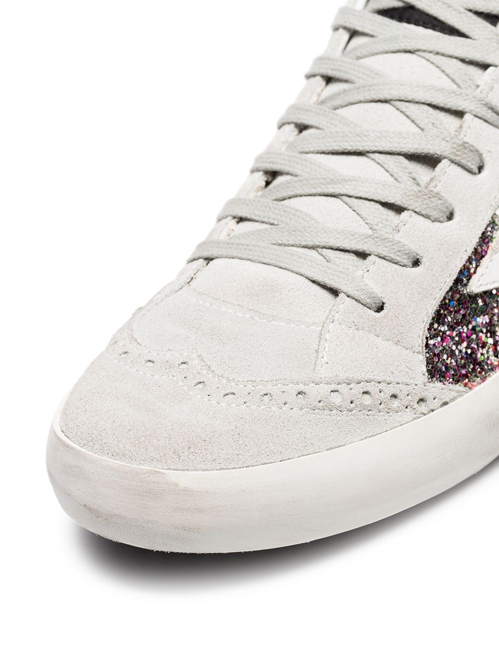 Rainbow glitter suede hi-tops - 5