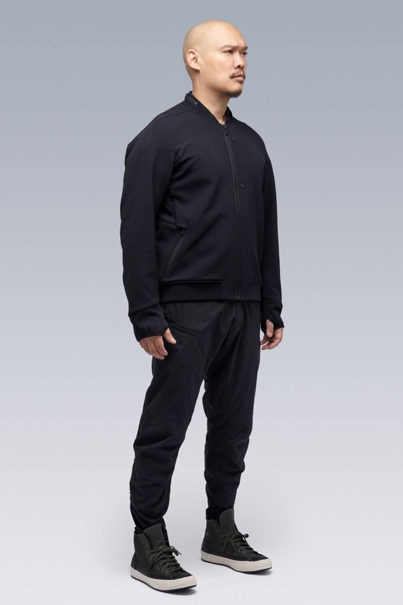 J90-SS schoeller® 3XDRY® WB-400™ Bomber Jacket Schwarzrot 3