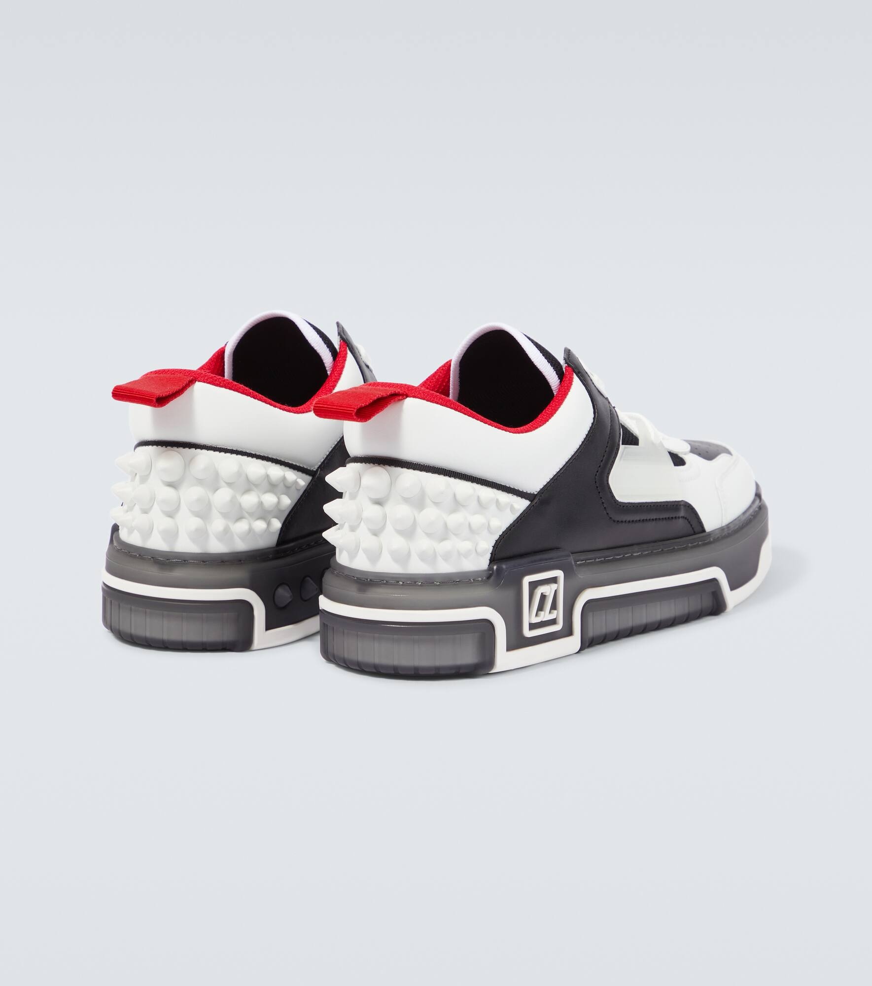 Astroloubi leather-trimmed sneakers - 6