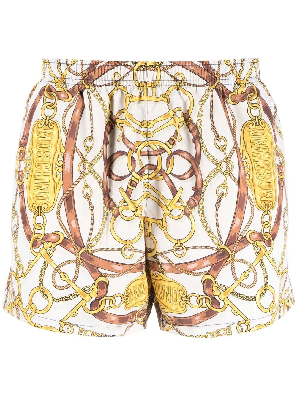 teddy-motif swim shorts - 1