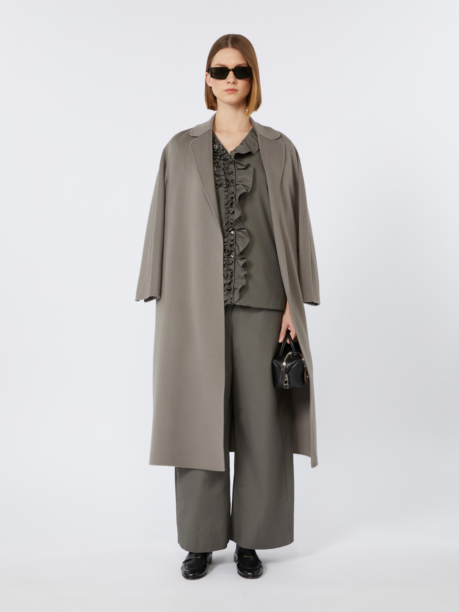 ESTURIA Wool broadcloth midi coat - 2