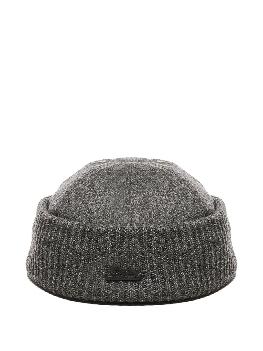 cashmere ribbed hat - 1
