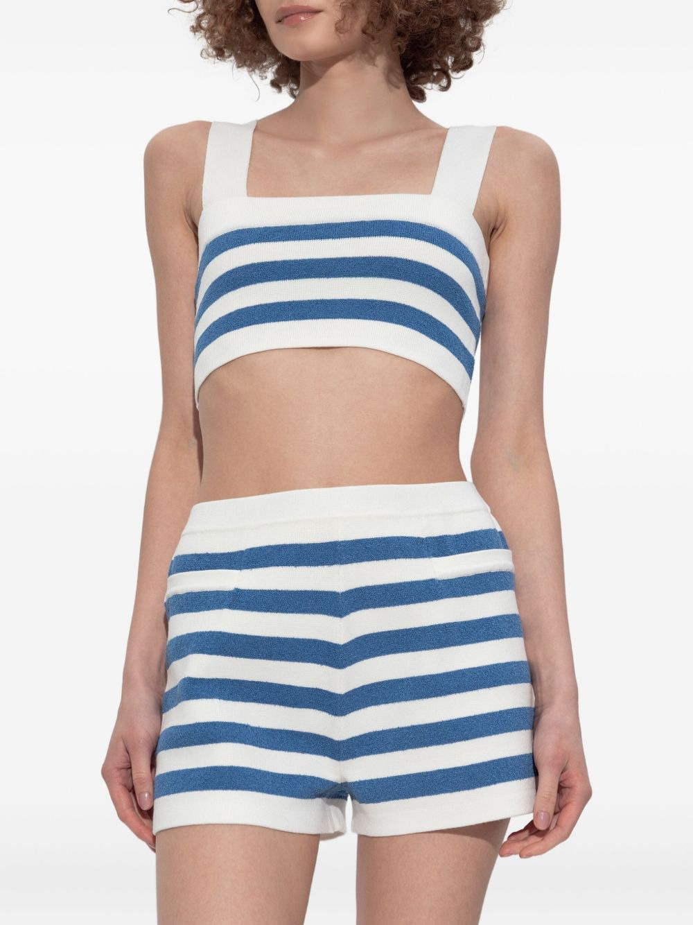 Ari striped square-neck top - 3