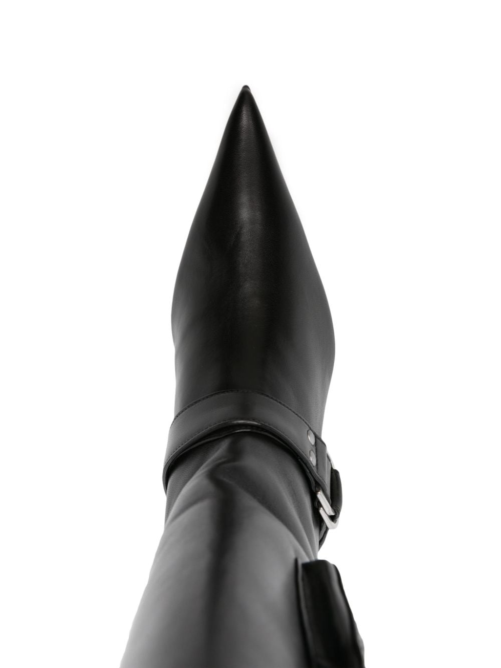 55mm pocket leather boots - 4